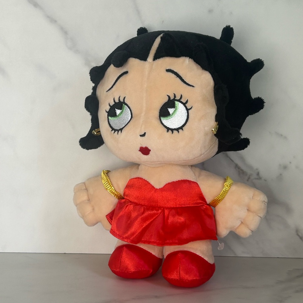 Adorable Red Dress Plush Doll Betty Boop